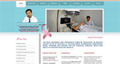 Desktop Screenshot of cancersurgerykolkataindia.com
